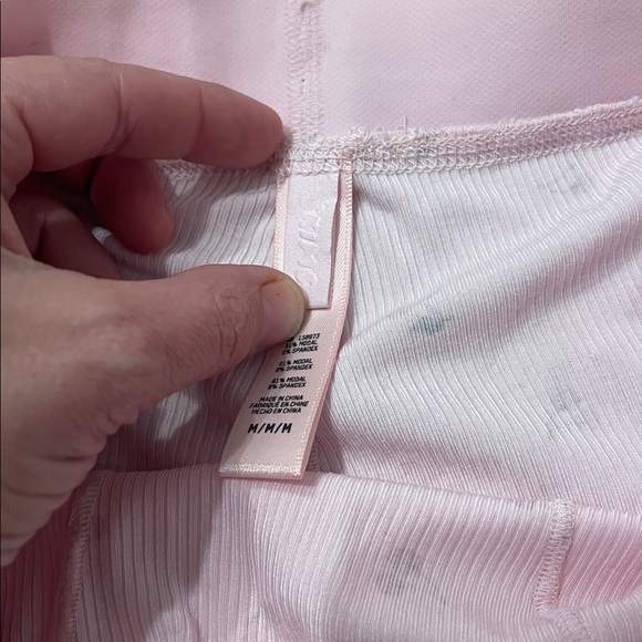 Skims X Lana Del Ray Cherry Blossom Cotton Ribbed Boxer Shorts Pjs Sz M Rare - Picture 6 of 11